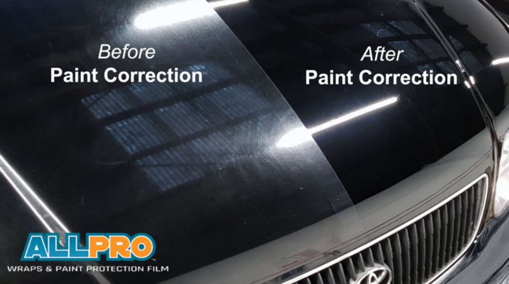 car paint correction process